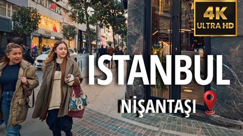 Istanbul Nişantaşı Walking Tour 4K UHD 50fps .